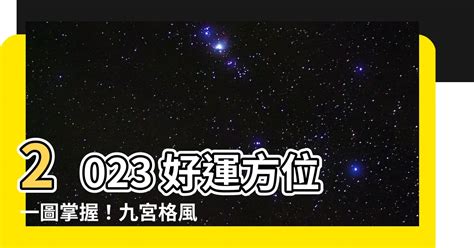 九宮格九運 2023 吉位